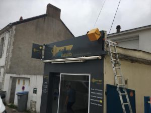 devanture agence immobilière