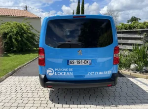 covering d'un véhicule Parking de l'océan