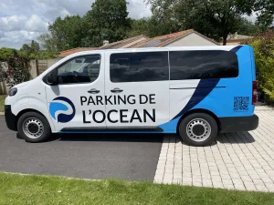 covering d'un véhicule Parking de l'océan