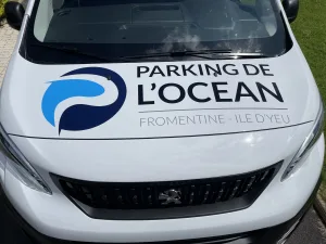 covering d'un véhicule Parking de l'océan